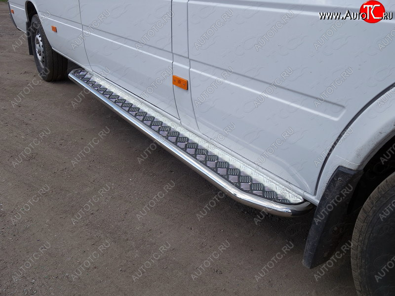 29 449 р. Порог с площадкой, ТСС Тюнинг  Mercedes-Benz Sprinter  W906 (2014-2018) рестайлинг (с площадкой 42,4 мм)  с доставкой в г. Новочеркасск