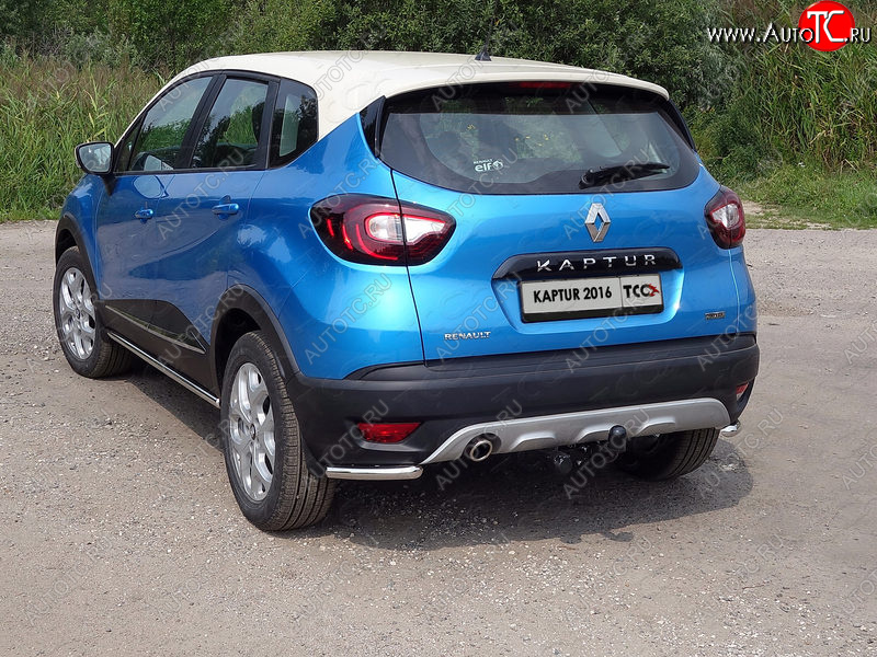 10 799 р. Защита заднего бампера (уголки, d42,4 мм) TCC Renault Kaptur дорестайлинг (2016-2020)  с доставкой в г. Новочеркасск