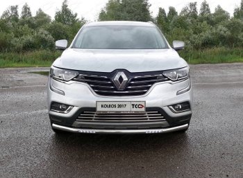 Защита переднего бампера нижняя с ДХО 60,3 мм ТСС Тюнинг Renault (Рено) Koleos (Колеос)  2 (2016-2025) 2 ()