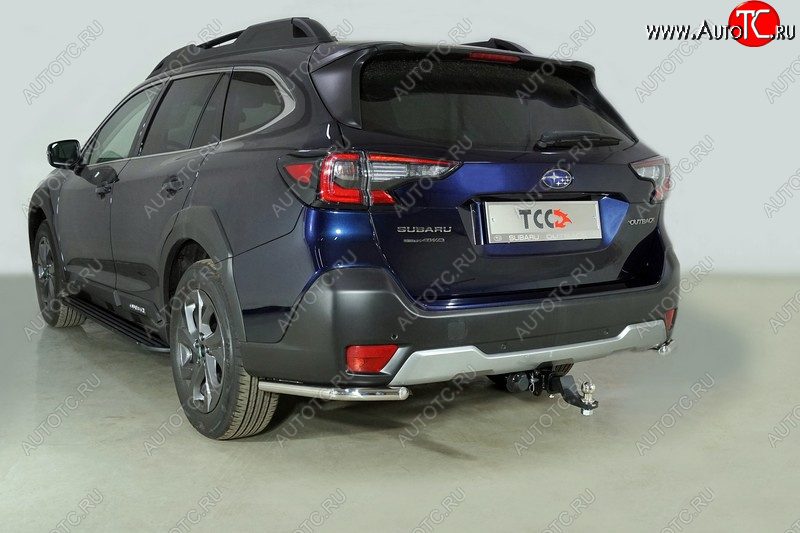 18 399 р. Защита заднего бампера (уголки, d42,4 мм) TCC  Subaru Outback  BT (2019-2024) универсал  с доставкой в г. Новочеркасск