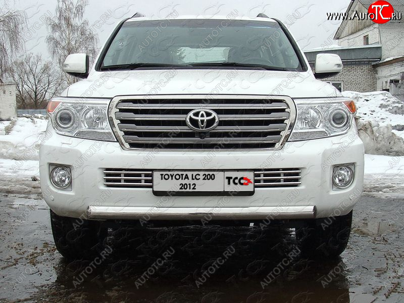 10 799 р. Декоративная вставка решетки радиатора ТСС Тюнинг  Toyota Land Cruiser  200 (2012-2015) 1-ый рестайлинг (d 16 мм)  с доставкой в г. Новочеркасск