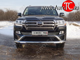 12 299 р. Декоративная вставка решетки радиатора (EXECUTIVE) ТСС Тюнинг  Toyota Land Cruiser  200 (2015-2021) 2-ой рестайлинг (d 16 мм)  с доставкой в г. Новочеркасск