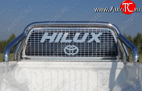 72 399 р.  Защита кузова и заднего стекла (нержавейка Ø76,1) ТСС Тюнинг  Toyota Hilux  AN120 (2016-2024) дорестайлинг, 1-ый рестайлинг, 2-ой рестайлинг (без крышки)  с доставкой в г. Новочеркасск