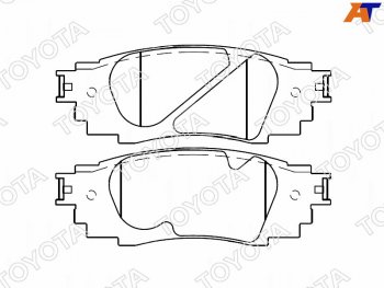 Колодки тормозные задние RH-LH SAT Lexus RX450 AL20 дорестайлинг (2015-2019)