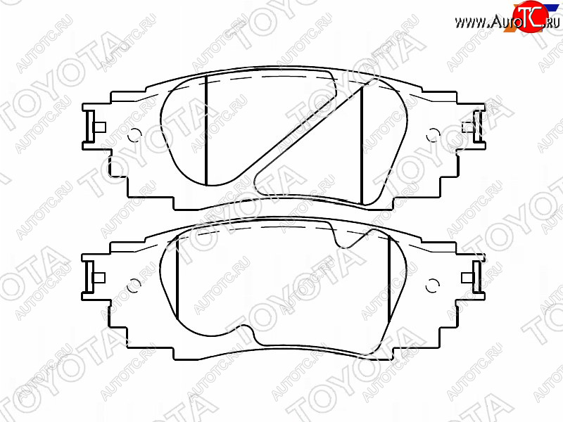 7 999 р. Колодки тормозные задние RH-LH SAT  Lexus RX350  AL20 (2015-2019), Lexus RX350L  AL20 (2017-2022), Lexus RX450  AL20 (2015-2019), Toyota Camry  XV70 (2017-2024)  с доставкой в г. Новочеркасск