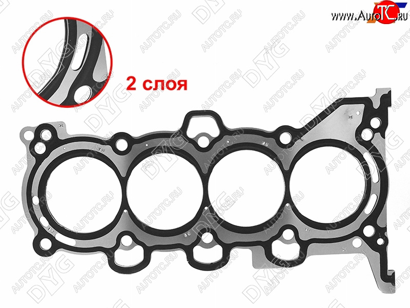 2 269 р. Прокладка ГБЦ G4EH 2.0 (металл) DYG KIA Cerato 4 BD дорестайлинг, хэтчбэк (2018-2021)  с доставкой в г. Новочеркасск