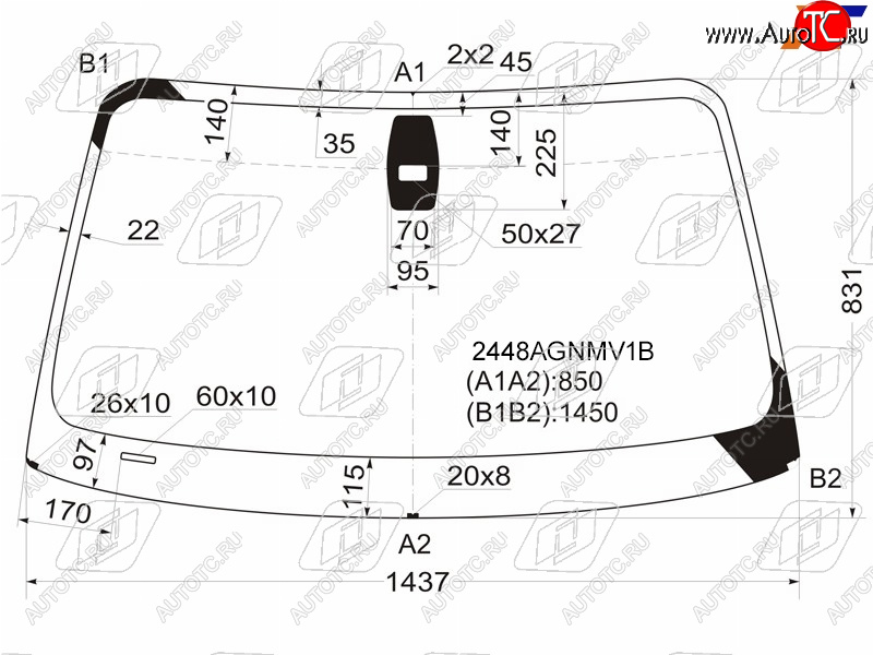 7 349 р. Стекло лобовое (Датчик дождя) BMW FUYAO BMW 1 серия E87 хэтчбэк 5 дв. дорестайлинг (2004-2007)  с доставкой в г. Новочеркасск