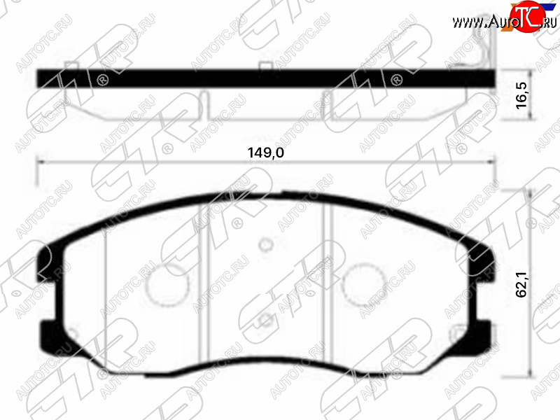 2 449 р. Колодки тормозные передние FL-FR SAT  Chevrolet Captiva (2006-2016), Opel Antara (2006-2015)  с доставкой в г. Новочеркасск