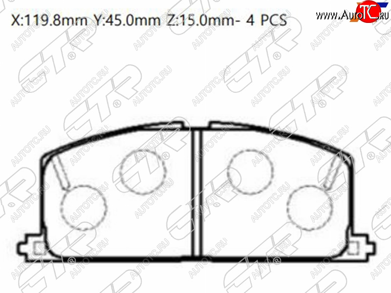 1 699 р. Колодки тормозные перед FL-FR SAT Toyota Corolla E180 дорестайлинг (2013-2016)  с доставкой в г. Новочеркасск