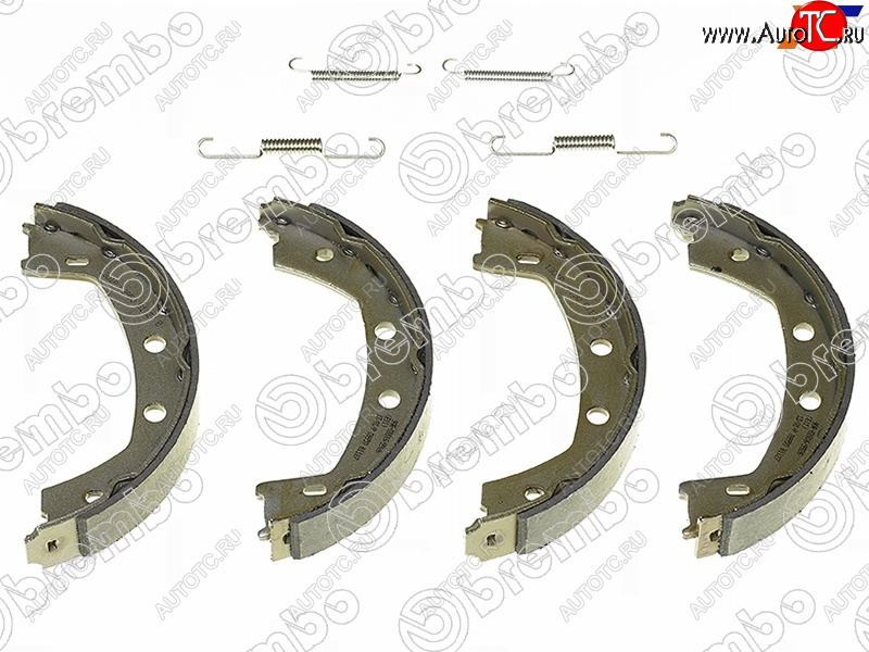 3 799 р. Колодки барабанные задние RH-LH SAT  Land Rover Freelander  L359 (2006-2012) дорестайлинг, 1-ый рестайлинг  с доставкой в г. Новочеркасск