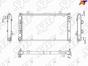 Радиатор SAT Datsun mi-DO хэтчбэк (2014-2021)
