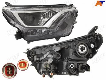 Фара правая (галоген, с электрокорректором) SAT Toyota (Тойота) RAV4 (рав)  XA40 (2015-2019) XA40 5 дв. рестайлинг