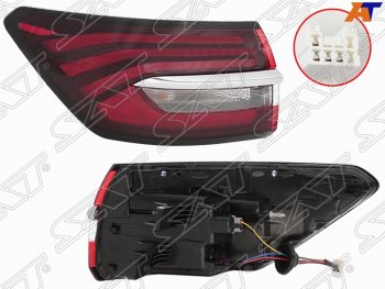 5 999 р. Левый фонарь задний (LED) SAT  Geely Coolray  SX11 (2018-2023) дорестайлинг  с доставкой в г. Новочеркасск. Увеличить фотографию 1