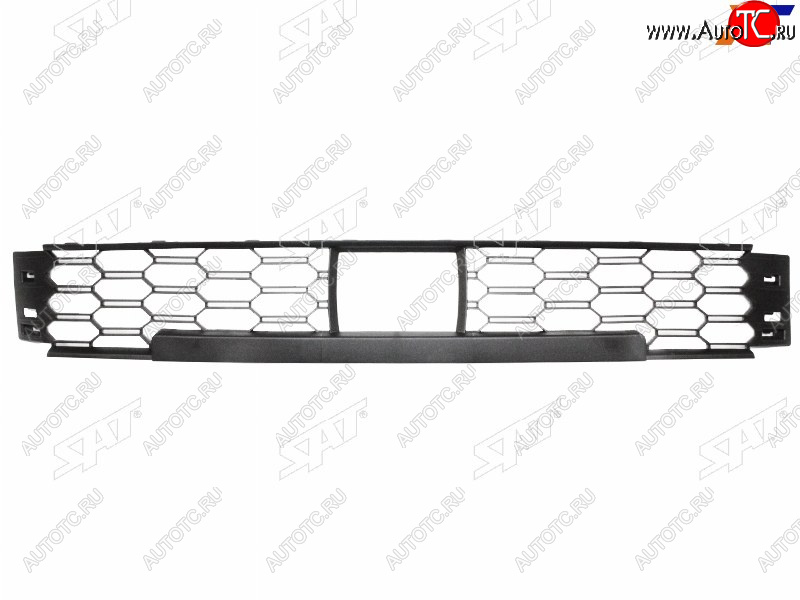 1 399 р. Нижняя решетка переднего бампера SAT  Skoda Rapid  MK2 (2019-2024) (под датчик дистанции)  с доставкой в г. Новочеркасск