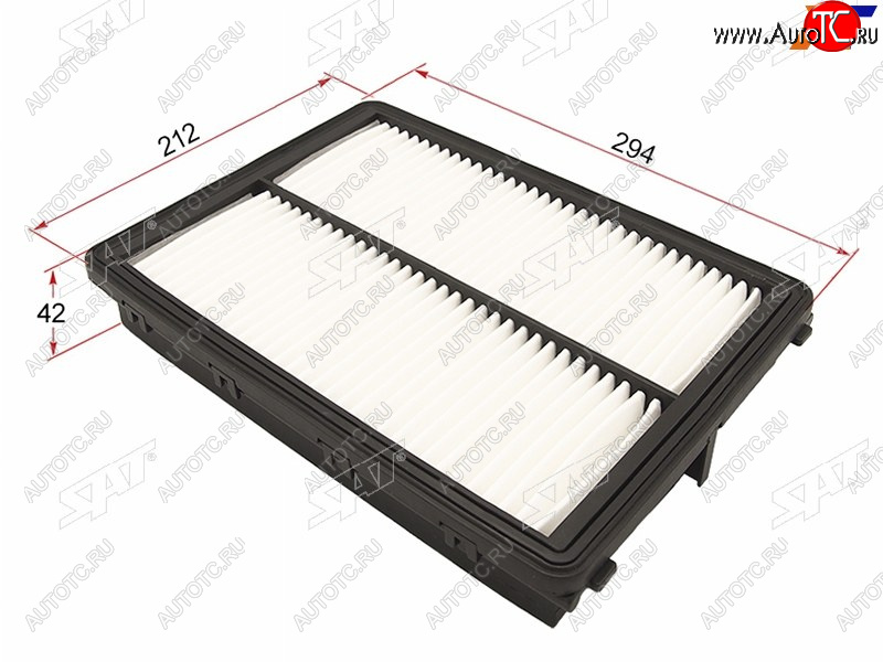319 р. Фильтр воздушный SAT  Hyundai Santa Fe ( CM,  TM) (2009-2022), KIA Sorento  UM/Prime (2014-2020)  с доставкой в г. Новочеркасск