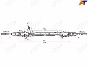 6 949 р. Рейка рулевая электрическая LHD SAT Toyota Corolla E150 седан рестайлинг (2009-2013)  с доставкой в г. Новочеркасск. Увеличить фотографию 1