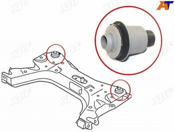 569 р. Сайлентблок переднего рычага FR SAT Nissan Tiida 1 седан C11 рестайлинг (2010-2014)  с доставкой в г. Новочеркасск. Увеличить фотографию 1