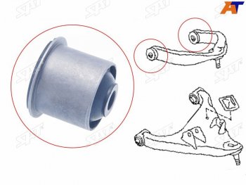 499 р. Сайлентблок верхнего рычага FR SAT Nissan Patrol 6 Y62 дорестайлинг (2010-2014)  с доставкой в г. Новочеркасск. Увеличить фотографию 4