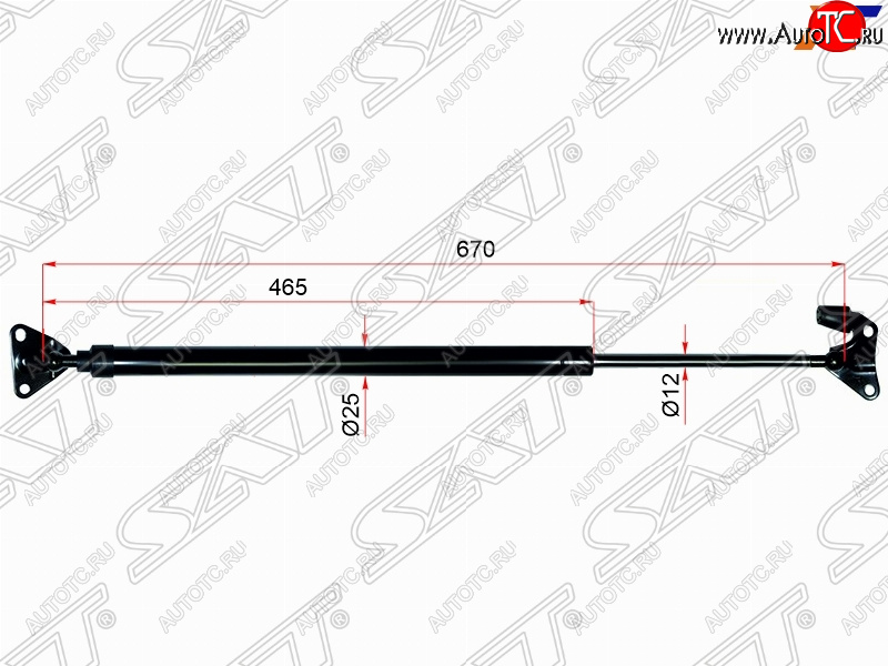 989 р. Правый упор крышки багажника (низкая крыша) SAT Toyota Hiace H200 минивэн (Япония) дорестайлинг  (2004-2007)  с доставкой в г. Новочеркасск