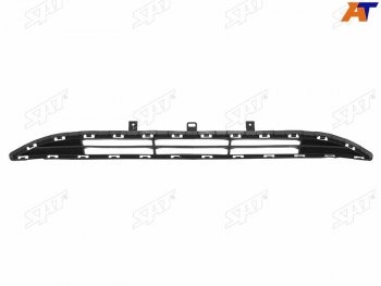 Центральная решетка переднего бампера SAT Hyundai Solaris HCR седан дорестайлинг (2017-2020)
