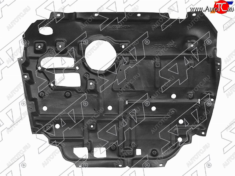 6 299 р. Защита картера двигателя SAT Toyota Prius XW30 дорестайлинг (2009-2011)  с доставкой в г. Новочеркасск