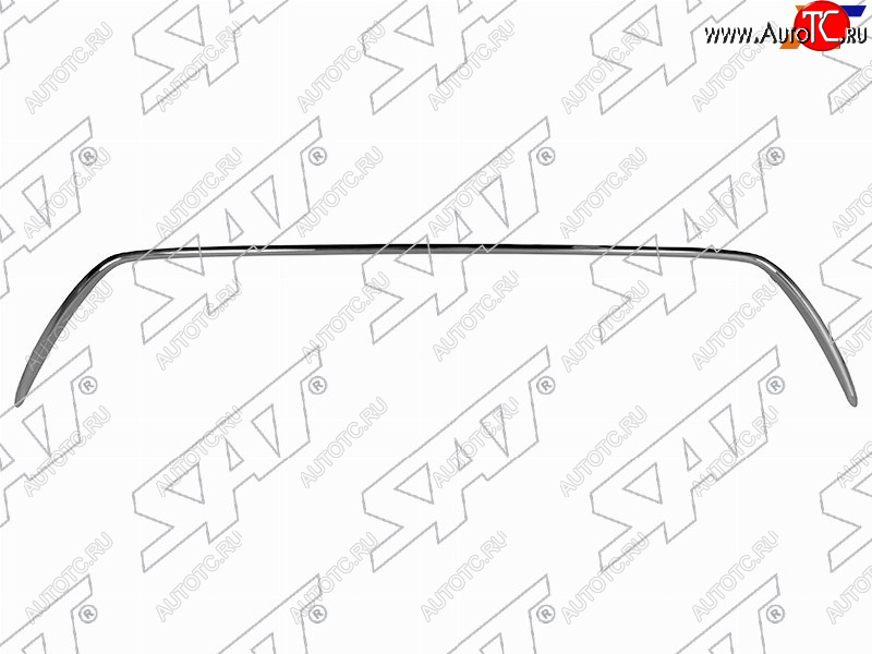 2 899 р. Молдинг решетки бампера SAT  Toyota Camry  XV55 (2014-2017) 1-ый рестайлинг (хром)  с доставкой в г. Новочеркасск