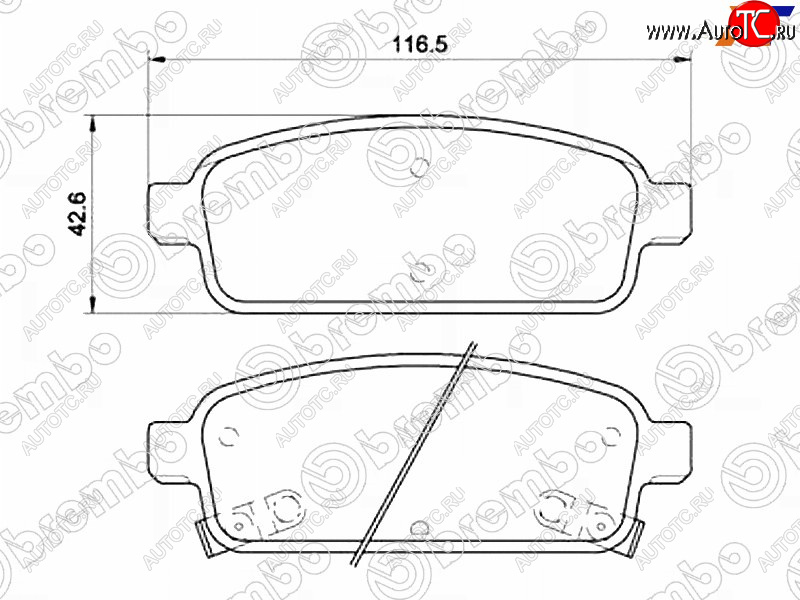 3 069 р. Колодки тормозные задние RH-LH SAT Chevrolet Cruze J300 седан дорестайлинг (2009-2012)  с доставкой в г. Новочеркасск