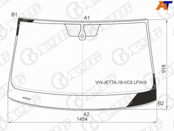 13 499 р. Стекло лобовое (Датчик дождя Молдинг) XYG Volkswagen Jetta A7 седан дорестайлинг (2018-2022)  с доставкой в г. Новочеркасск. Увеличить фотографию 2