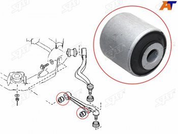 Сайлентблок рычага нижний прямого (ближ к шар) FR-FL SAT Mazda 6 GG лифтбэк дорестайлинг (2002-2005)