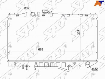 Радиатор SAT Toyota Corona T190 седан дорестайлинг (1992-1994)