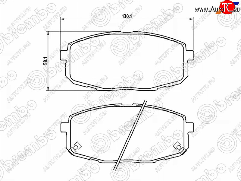 2 889 р. Колодки тормозные передние FL-FR SAT  Hyundai Creta (GS,  SU), I30 (FD,  2 GD,  3 PD), I30 Fastback (PD), KIA Ceed (1 ED)  с доставкой в г. Новочеркасск