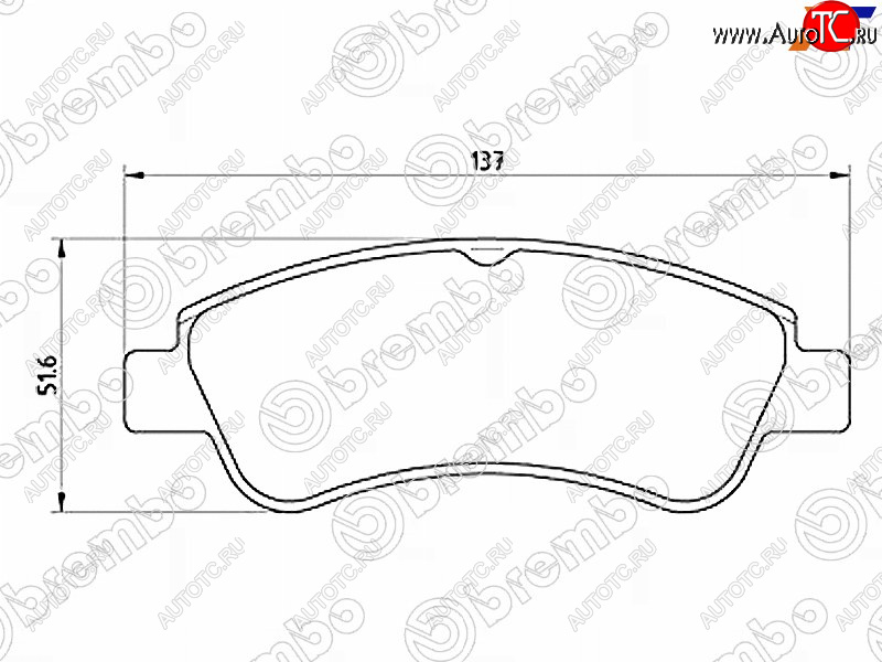 2 689 р. Колодки тормозные передние FL-FR SAT Peugeot Partner B9 1-ый рестайлинг (2012-2015)  с доставкой в г. Новочеркасск