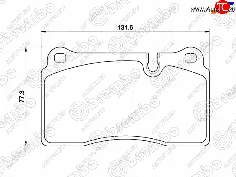 5 349 р. Колодки тормозные передние FL-FR SAT Land Rover Range Rover Sport 1 L320 дорестайлинг (2005-2009)  с доставкой в г. Новочеркасск