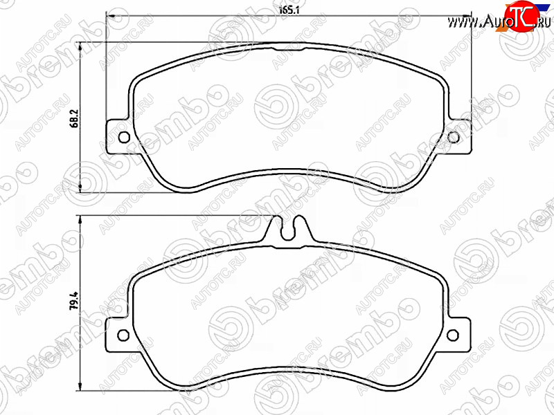 4 299 р. Колодки тормозные передние FL-FR SAT Mercedes-Benz GLK class X204 рестайлинг (2012-2015)  с доставкой в г. Новочеркасск