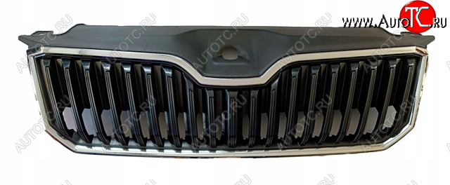 6 999 р. Решетка радиатора (пр-во Китай) BODYPARTS  Skoda Superb ( B8 (3V),  B8 (3V5)) (2015-2019) лифтбэк дорестайлинг, универсал дорестайлинг (молдинг хром)  с доставкой в г. Новочеркасск