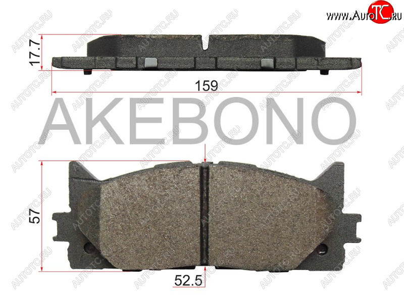 2 999 р. Колодки тормозные передние FL-FR SAT Toyota Camry XV40 рестайлинг (2009-2011)  с доставкой в г. Новочеркасск