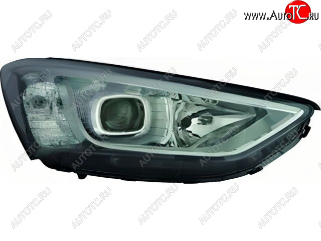 11 999 р. Правая фара (корректор, линзован) BODYPARTS  Hyundai Santa Fe  DM (2012-2016) дорестайлинг  с доставкой в г. Новочеркасск