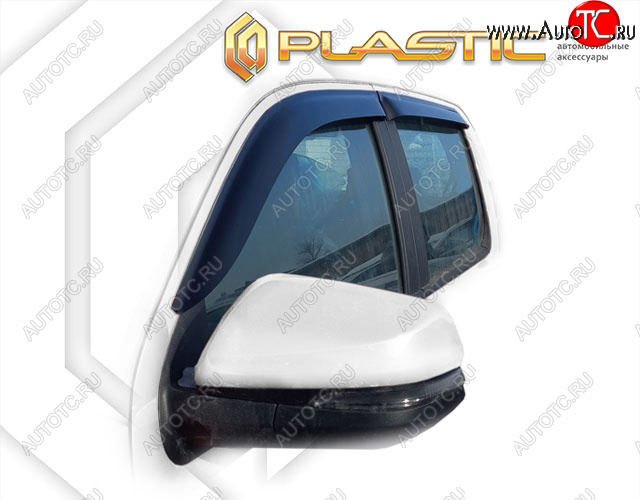 2 099 р. Ветровики дверей CA-Plastic  JAC T8 PRO (2020-2025) (Classic полупрозрачный)  с доставкой в г. Новочеркасск