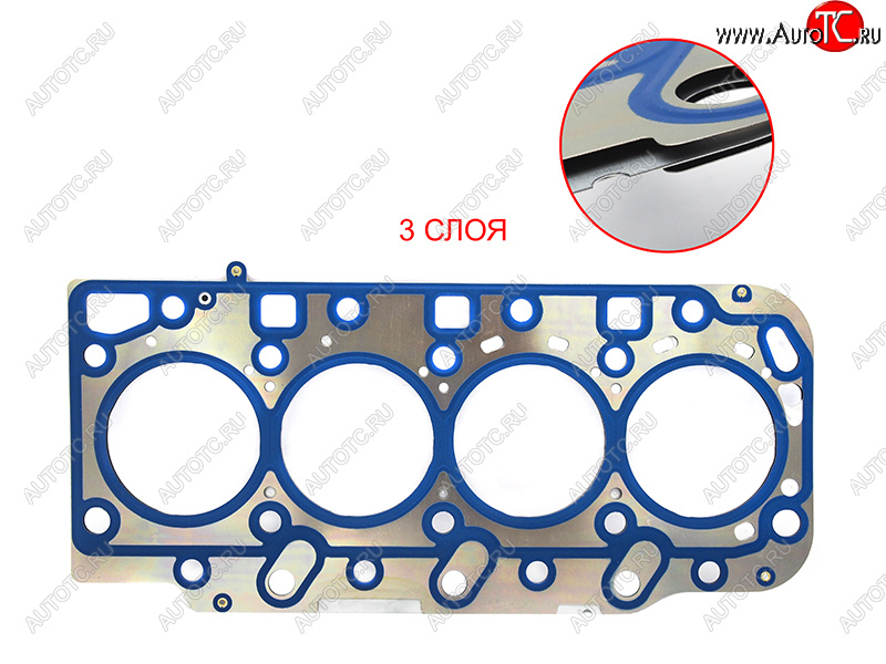 2 799 р. Прокладка ГБЦ V-2.5 D4CB (T-1.0) металл DYG Hyundai Starex/Grand Starex/H1 TQ рестайлинг (2014-2018)  с доставкой в г. Новочеркасск