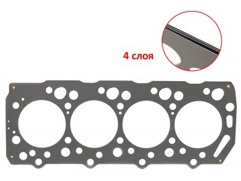 Прокладка ГБЦ D4BH 2,5 (T-1,50) металл DYG Hyundai Starex/H1 A1 рестайлинг (2004-2007)