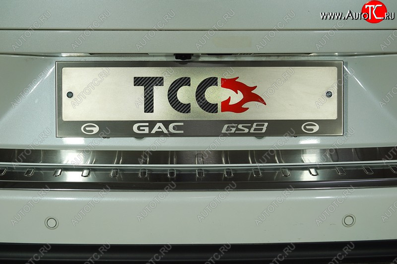 2 669 р. Рамка гос. номера ТСС Тюнинг  GAC GS8 (2016-2023) (нержавейка)  с доставкой в г. Новочеркасск