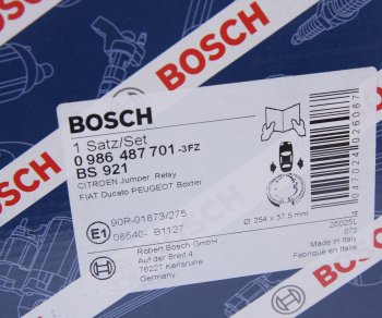 3 899 р. Колодки тормозные задние барабанные 4шт. BOSCH Fiat Ducato 244 (2002-2012)  с доставкой в г. Новочеркасск. Увеличить фотографию 4