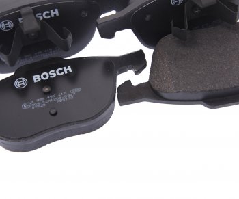 2 559 р. Колодки тормозные передние (4шт.) BOSCH Ford Focus 2 седан рестайлинг (2007-2011)  с доставкой в г. Новочеркасск. Увеличить фотографию 2