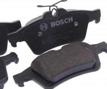 2 679 р. Колодки тормозные задние (4шт.) BOSCH Ford Focus 2 седан рестайлинг (2007-2011)  с доставкой в г. Новочеркасск. Увеличить фотографию 2