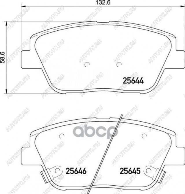 1 289 р. Колодки тормозные передние (4шт.) HANKOOK FRIXA KIA Optima JF седан рестайлинг (2018-2020)  с доставкой в г. Новочеркасск