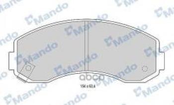 Колодки тормозные передние (4шт.) MANDO KIA Bongo PU 4- дорестайлинг (2004-2012)