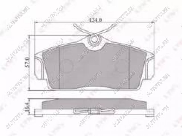 1 559 р. Колодки тормозные передние с АБС (4шт.) MANDO Nissan Almera N16 седан дорестайлинг (2000-2003)  с доставкой в г. Новочеркасск