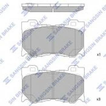 Колодки тормозные передние (4шт.) SANGSIN INFINITI FX37 S51 рестайлинг (2011-2013)