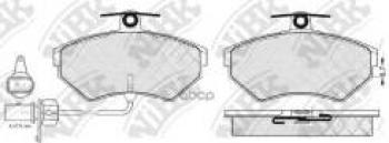 Колодки тормозные передние (4шт.) NIBK Audi A4 B5 8D2 седан 2-ой рестайлинг (1999-2001)