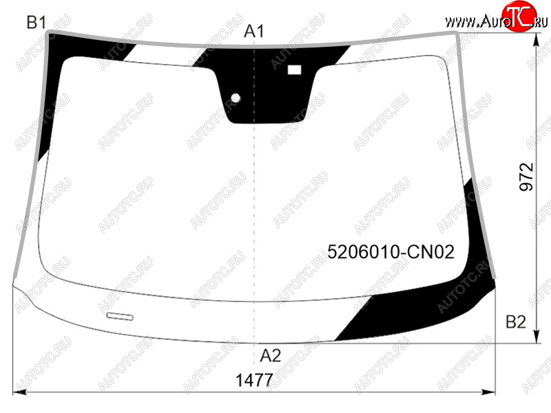 9 299 р. Стекло лобовое (Датчик дождя Молдинг) FUYAO  Changan UNI-T (2020-2025) дорестайлинг, рестайлинг  с доставкой в г. Новочеркасск